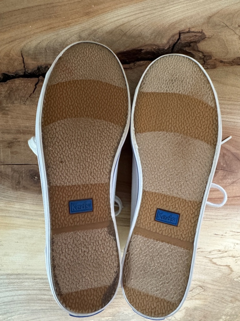 Keds White Canvas Low-Top Sneakers - Picture 6 of 7